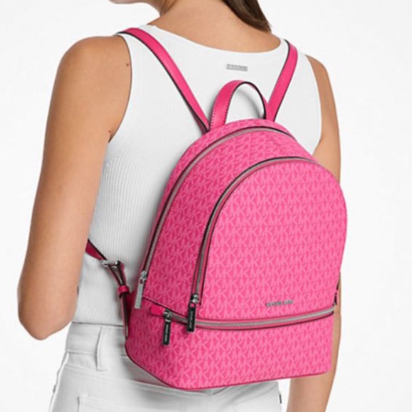 Michael Kors dragonfruit Pink Backpack - Picture 1 of 7